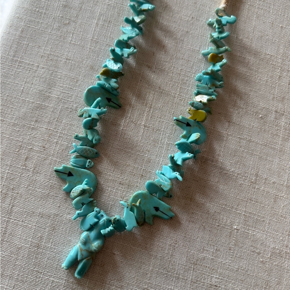 Vintage Navajo Fetish Necklace